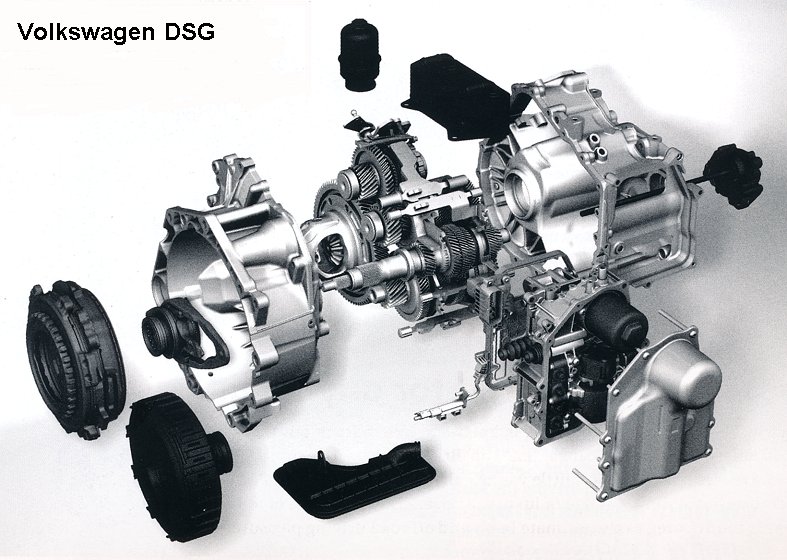 Volkswagen dsg gearbox with mechatronics